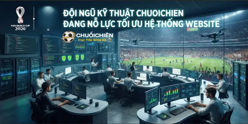 Đội ngũ kỹ thuật Chuoichien đang nỗ lực tối ưu hệ thống website