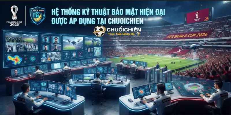 Hệ thống kỹ thuật bảo mật hiện đại được áp dụng tại Chuoichien